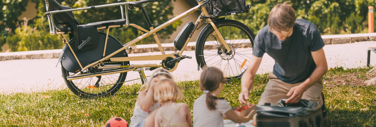 Cargo bike per il trasporto dei bambini - Comfort
